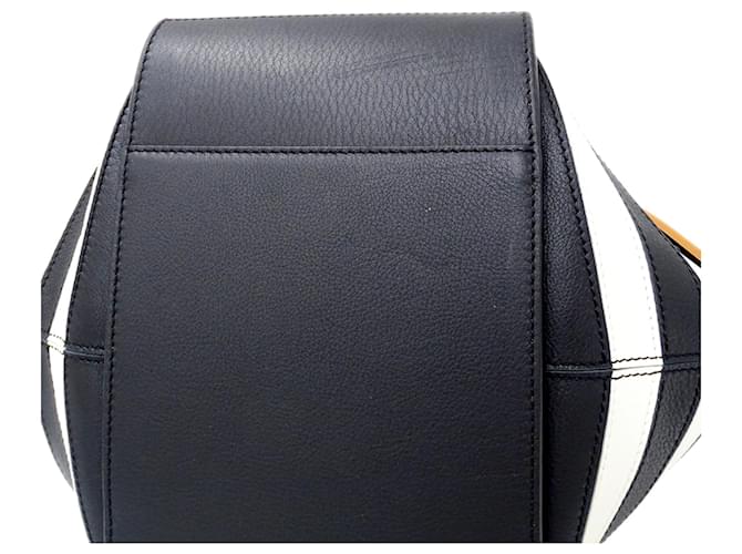 Borsa a mano Hammock Mini Loewe Marrone Nero Bianco - vista 7