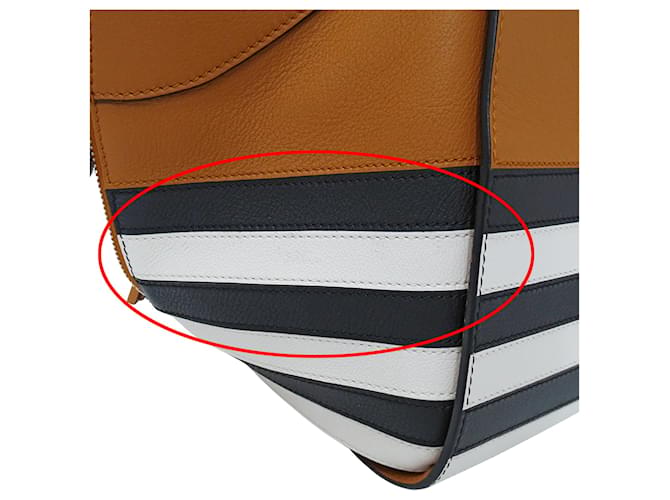 Borsa a mano Hammock Mini Loewe Marrone Nero Bianco - vista 9