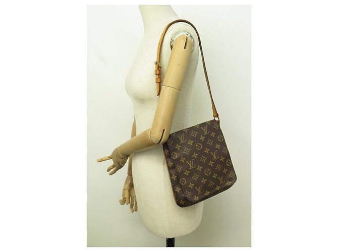 VINTAGE LOUIS VUITTON MUSETTE SALSA PM MONOGRAM HANDTASCHE Braun - Ansicht 6