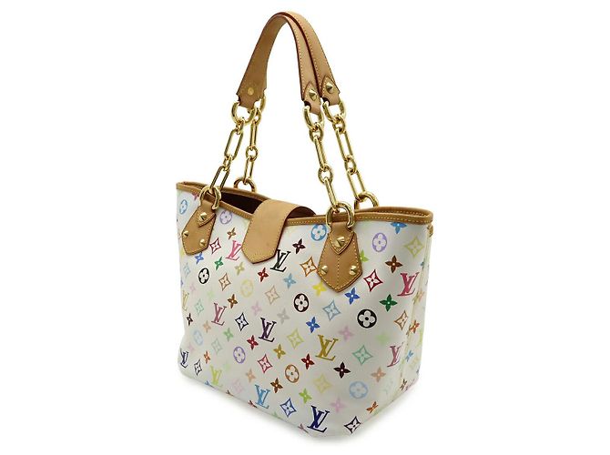Louis Vuitton Monogram Multicolor Annie GM Tote Bag Weiß - Ansicht 2