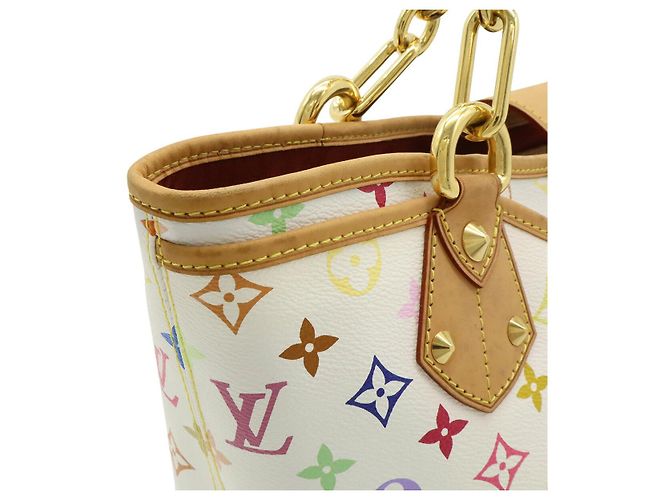 Louis Vuitton Monogram Multicolor Annie GM Tote Bag Weiß - Ansicht 6