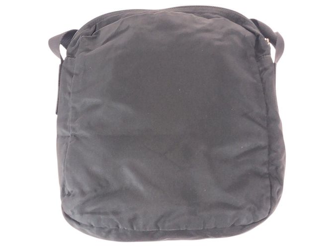 Bolsa transversal Prada em nylon tessuto com logo triangular Preto - vista 2
