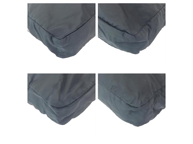 Bolsa transversal Prada em nylon tessuto com logo triangular Preto - vista 3