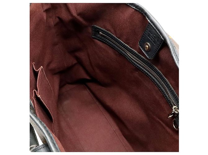 Borsa tote Davis Monogram Louis Vuitton Marrone - vista 7