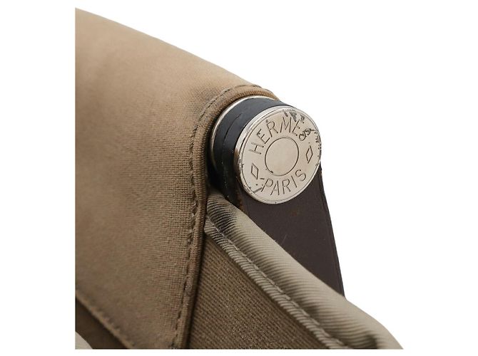 Hermès Cabas PM 2WAY Tote Bag Braun Beige - Ansicht 5
