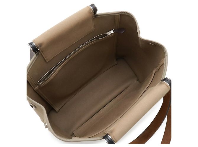 Hermès Cabas PM 2WAY Tote Bag Braun Beige - Ansicht 8