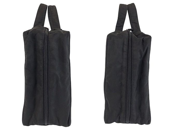Prada Nylon Tessuto Logo Briefcase Black - view 8
