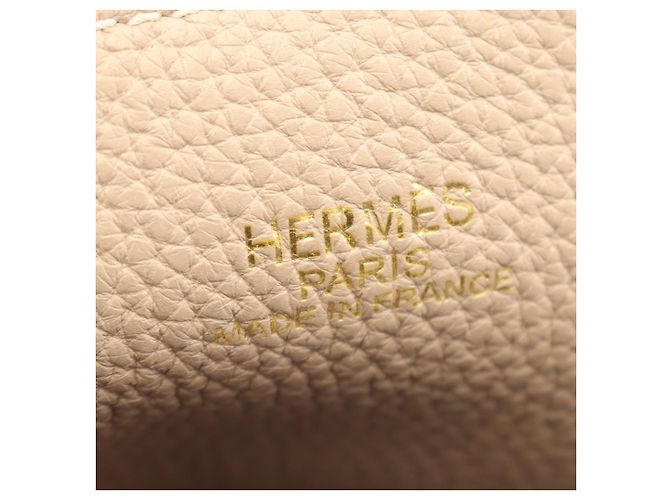 Hermès Double Sens 45 Leder Tote Bag Grau - Ansicht 4