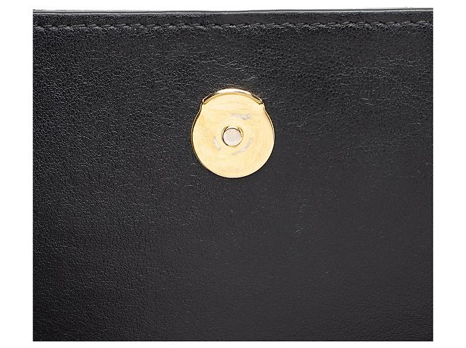 Saint Laurent Monogramm Kate Quaste Kettenbörse aus Krokoleder Schwarz - Ansicht 10