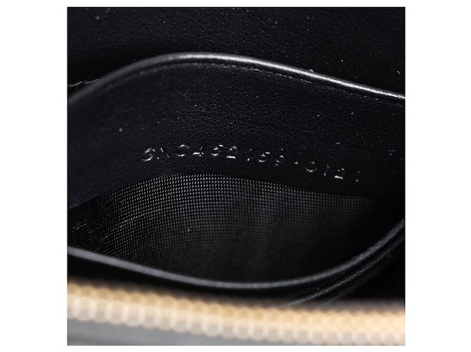 Saint Laurent Monogramm Kate Quaste Kettenbörse aus Krokoleder Schwarz - Ansicht 6