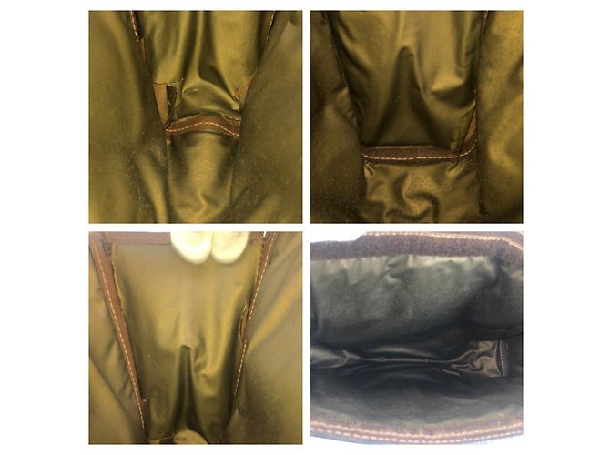 Clutch in pelle GG Supreme vintage di Gucci - vista 7