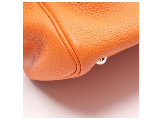 Borsa Hermès Victoria 35 Arancione - vista 6