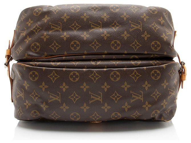 Louis Vuitton Vintage Monogramm Canvas Saumur 35 Umhängetasche Braun - Ansicht 4