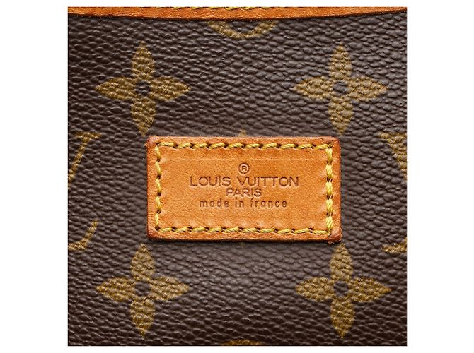 Louis Vuitton Vintage Monogramm Canvas Saumur 35 Umhängetasche Braun - Ansicht 9
