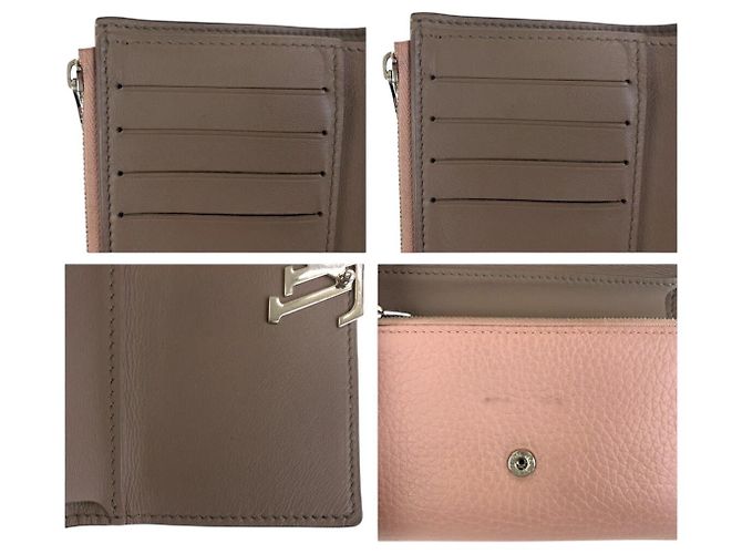 Cartera Compacta Capucines Louis Vuitton de Cuero Rosa - vista 7