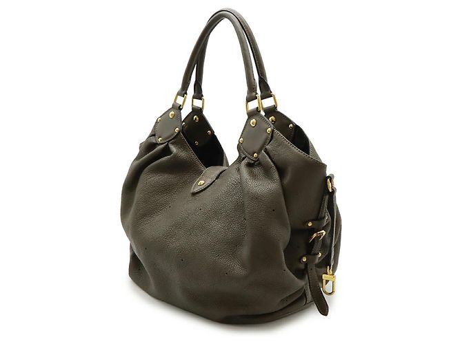 Louis Vuitton Mahina Leder Monogram L Tote Bag Grau - Ansicht 2