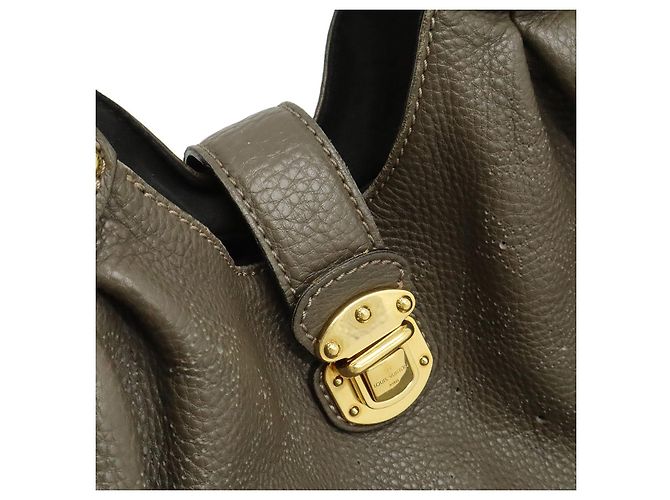 Louis Vuitton Mahina Leder Monogram L Tote Bag Grau - Ansicht 6