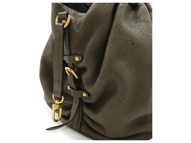 Louis Vuitton Mahina Leder Monogram L Tote Bag Grau - Ansicht 7