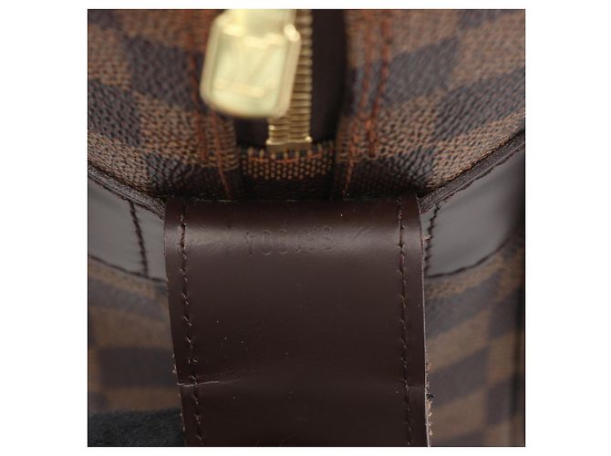 Borsa a Spalla Damier Naviglio Louis Vuitton Marrone - vista 9