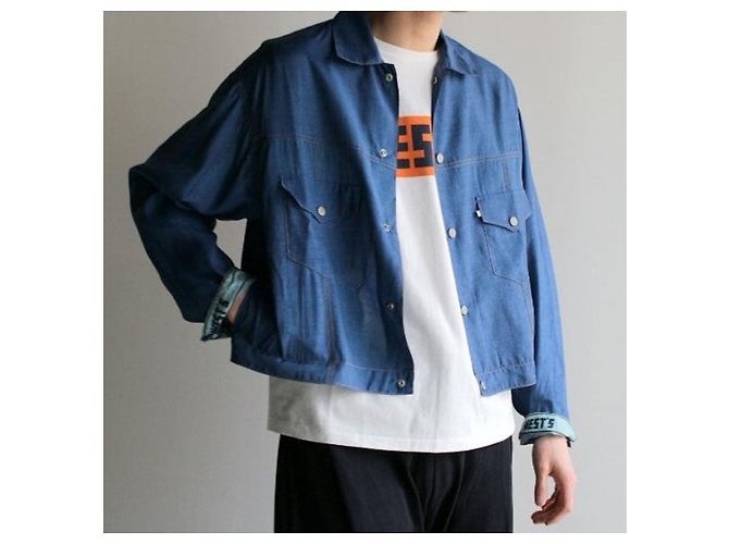 Autre Marque Chaqueta de Denim Rayon DUMMY de WESTOVERALLS Azul - vista 3