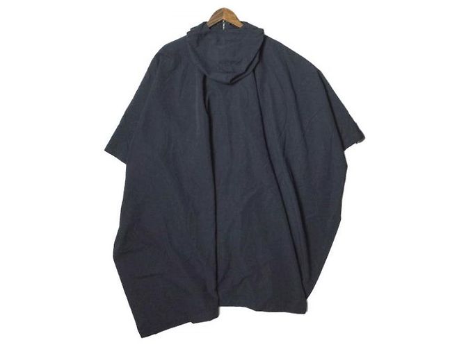 Autre Marque 13 Bonaparte Half Zip Polyester Poncho Blue Navy blue - view 2