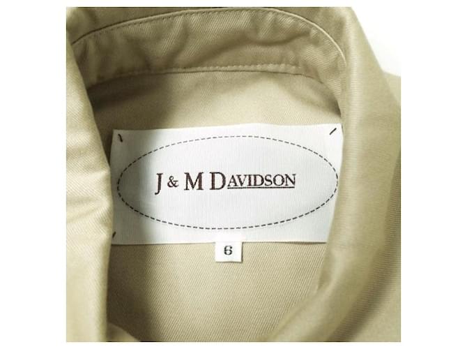 Autre Marque Trench coat de algodón J&M Davidson Beige - vista 3