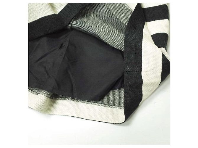 Autre Marque Falda de lana y acrílico IENA Negro Beige - vista 7