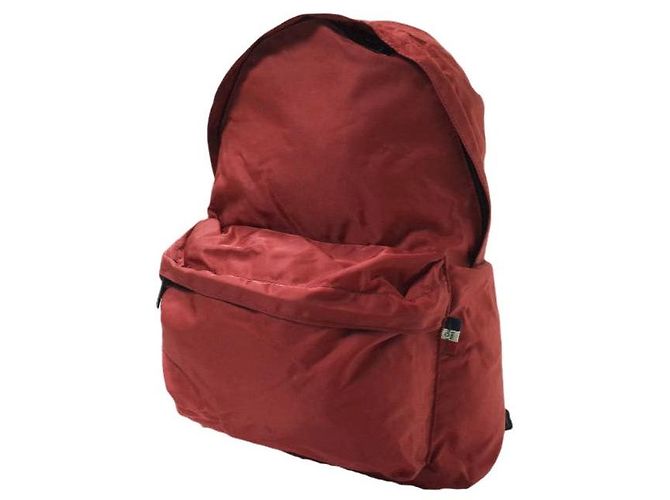 Autre Marque Nylon-Rucksack 879 Herve Chapelier x EDIFICE Limitierte Auflage Rot - Ansicht 2