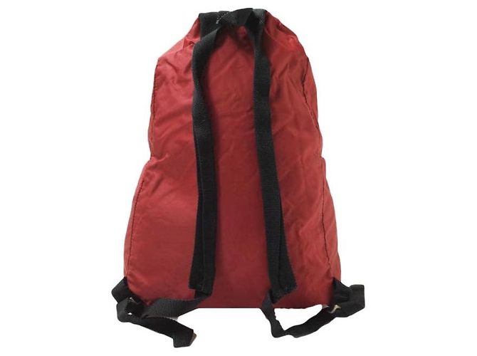 Autre Marque Nylon-Rucksack 879 Herve Chapelier x EDIFICE Limitierte Auflage Rot - Ansicht 3