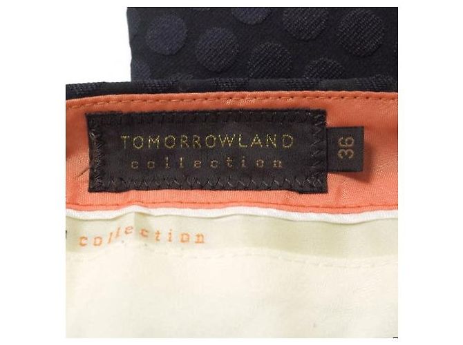 Autre Marque Polyester Tapered Pants Kollektion TOMORROWLAND Blau Marineblau - Ansicht 3