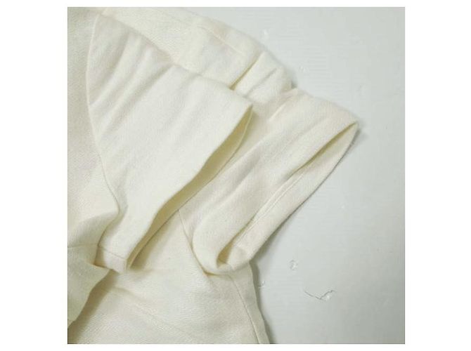 Autre Marque Abito in cotone e lino J&M Davidson Bianco Bianco sporco - vista 5