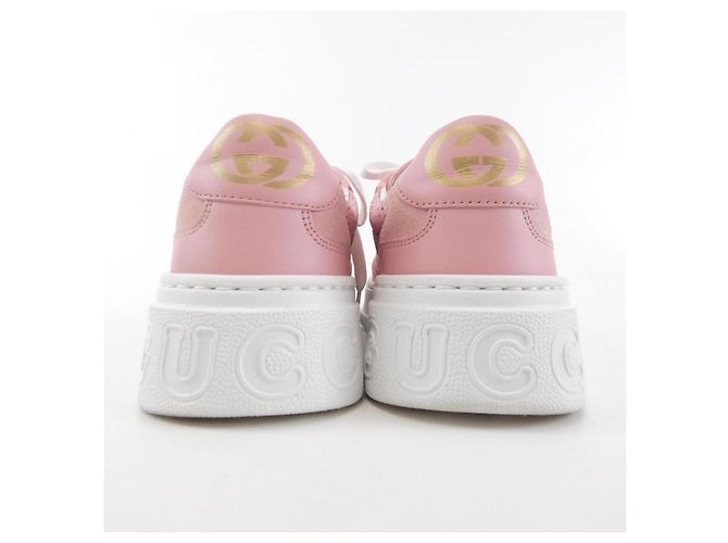 Sneakers Gucci 700775 AACV2 Rosa - vista 5