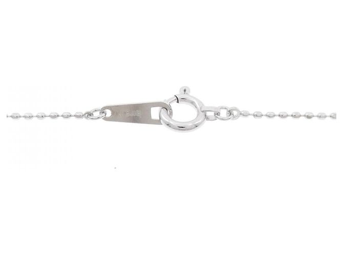 Autre Marque Halskette aus Weißgold Au750 mit Initiale R aus Diamant Silber - Ansicht 5