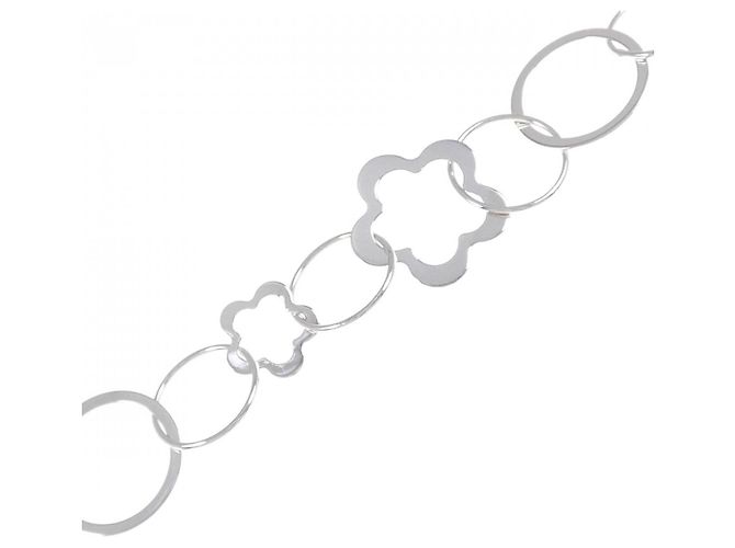 Autre Marque Collana in oro bianco 14 carati Argento - vista 4