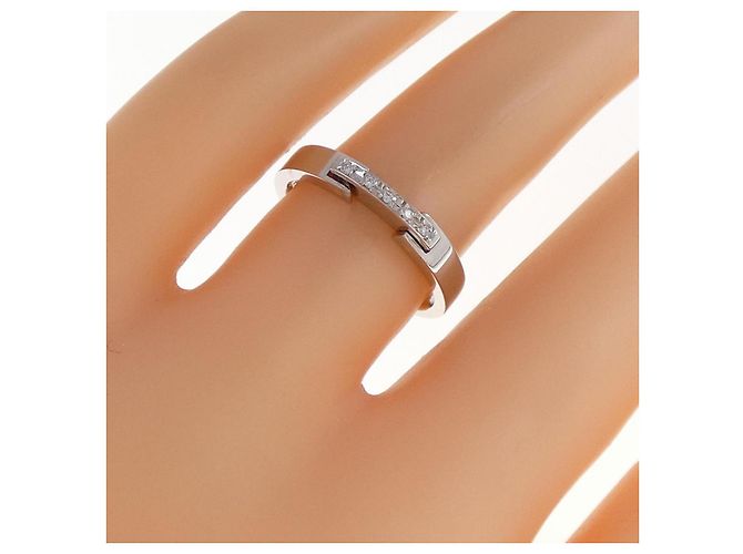 Autre Marque Anello STAR JEWELRY in Oro Bianco di Platino e Diamante Argento - vista 5