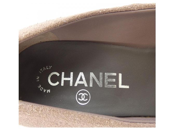 Décolleté Chanel G27920 Marrone Rosa - vista 6