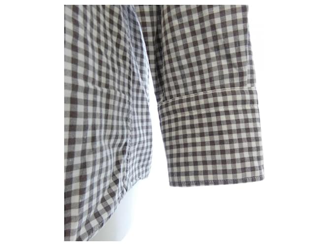 Autre Marque Camisa de algodón Eleventy Castaño Blanco - vista 6