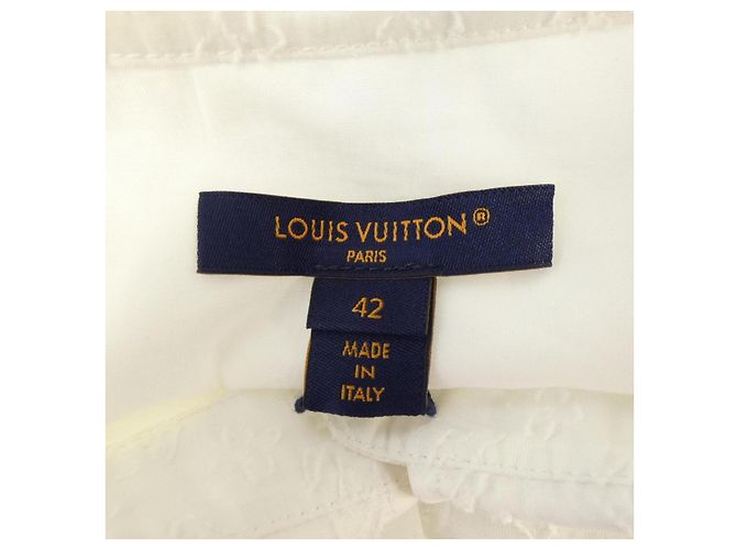 Camicia Monogram Louis Vuitton Bianco - vista 4
