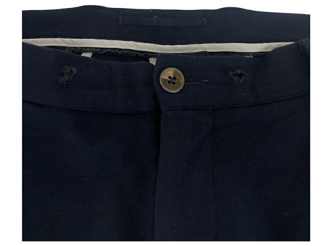 Autre Marque Pantalones de algodón BERNARDO GIUSTI Azul Azul marino - vista 5