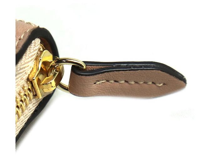 Jimmy Choo PIPPA Lederlanger Geldbeutel Beige - Ansicht 5