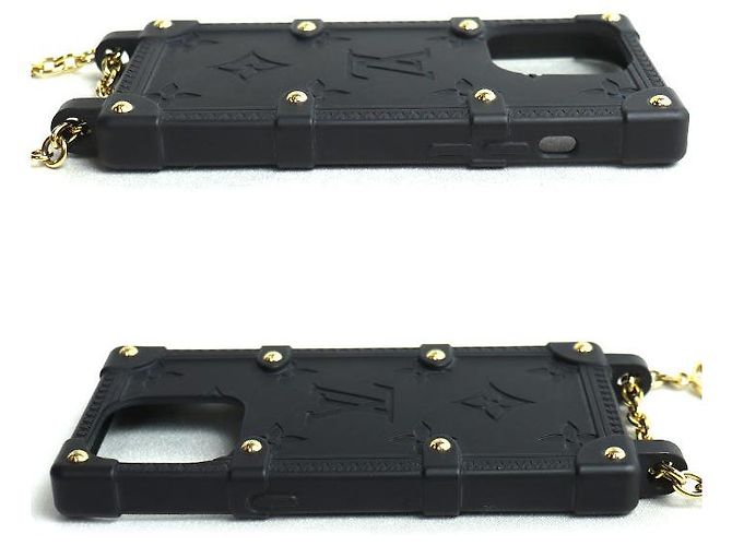 Funda para iPhone Monogram Le Trunk de Louis Vuitton Negro - vista 4