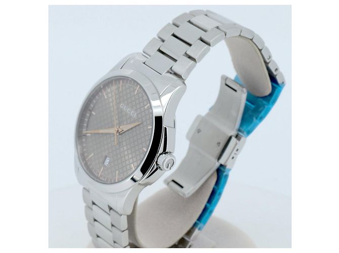 Gucci G-Timeless Edelstahl-Uhr Golden - Ansicht 2
