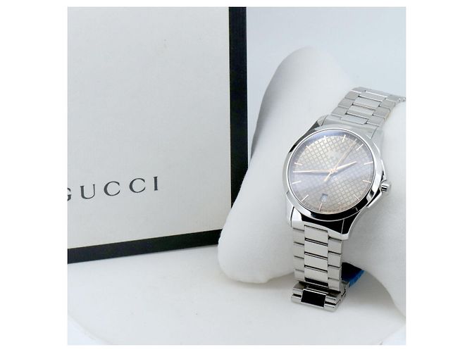 Gucci G-Timeless Edelstahl-Uhr Golden - Ansicht 7