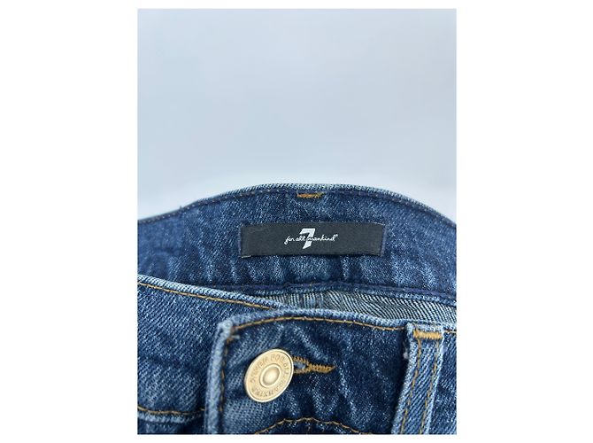 Vaqueros 7 For All Mankind azules de algodón talla 24 - vista 3