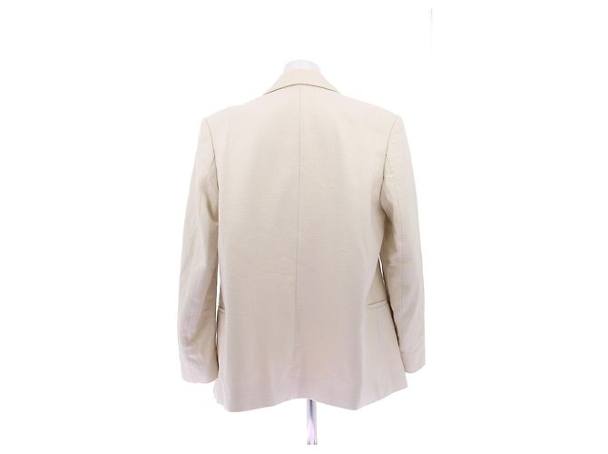 Totême Baumwollblazer Beige - Ansicht 2