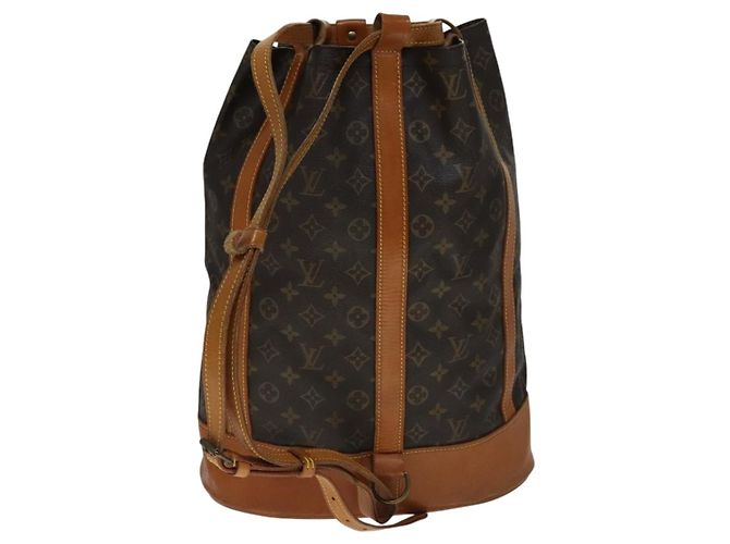 Zaino Randonnee Monogram Canvas GM Louis Vuitton Marrone - vista 2