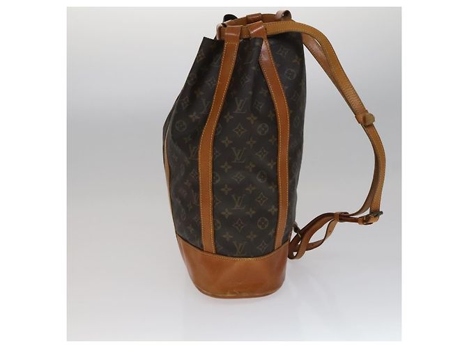 Zaino Randonnee Monogram Canvas GM Louis Vuitton Marrone - vista 3