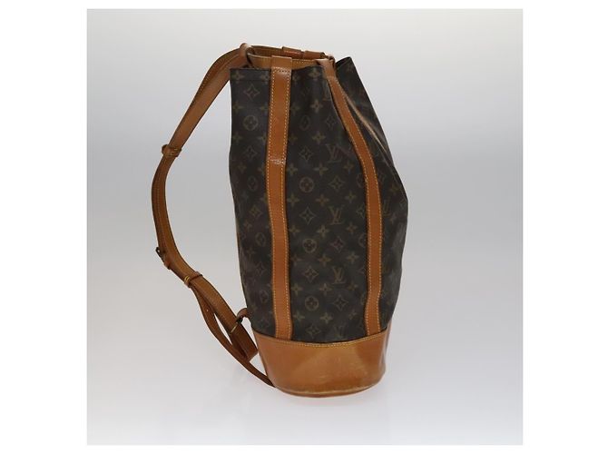 Zaino Randonnee Monogram Canvas GM Louis Vuitton Marrone - vista 4
