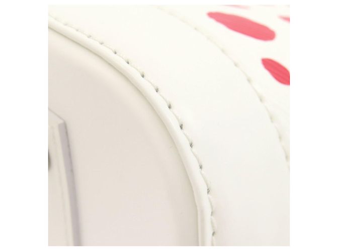 Borsa Louis Vuitton Alma BB Yayoi Kusama Bianco Rosso - vista 20