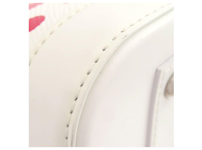 Borsa Louis Vuitton Alma BB Yayoi Kusama Bianco Rosso - vista 21